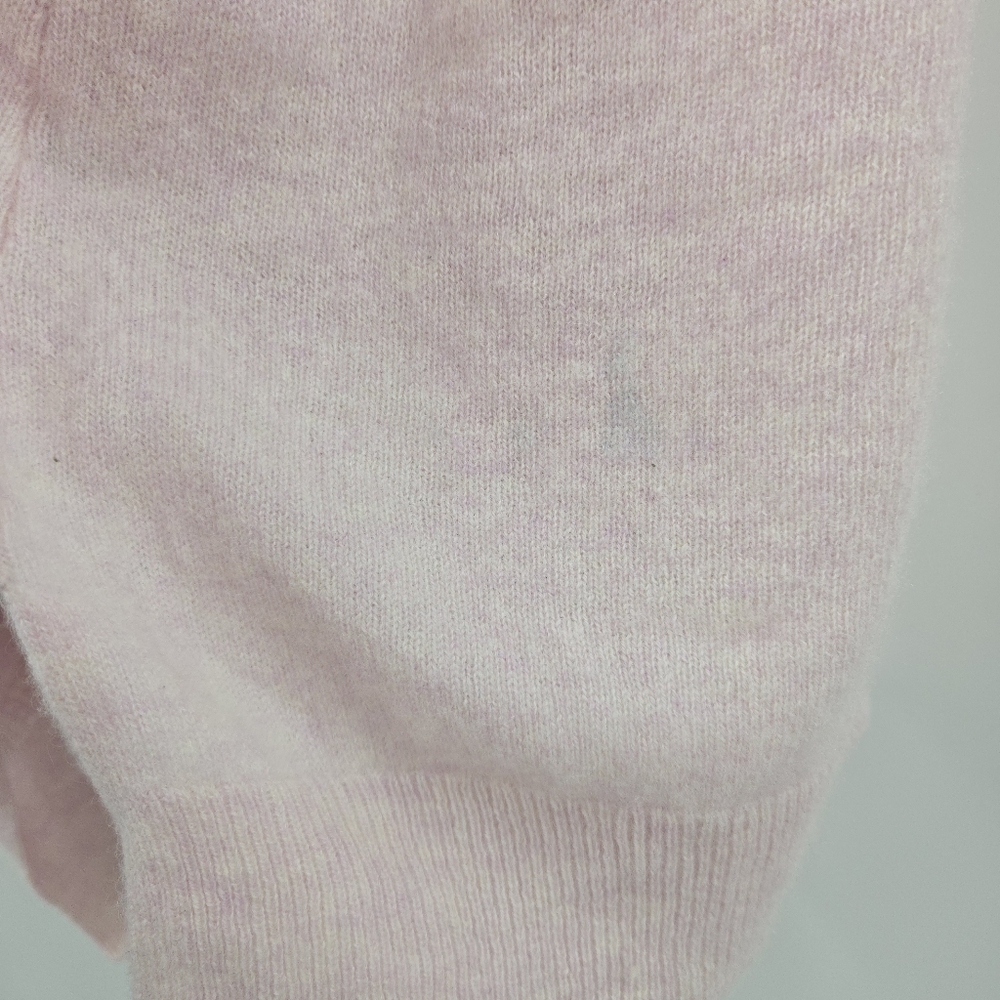 Subtle Luxury Pink Cashmere Sweater Loose And‎ Easy Crew Neck Boxy - Picture 12 of 14